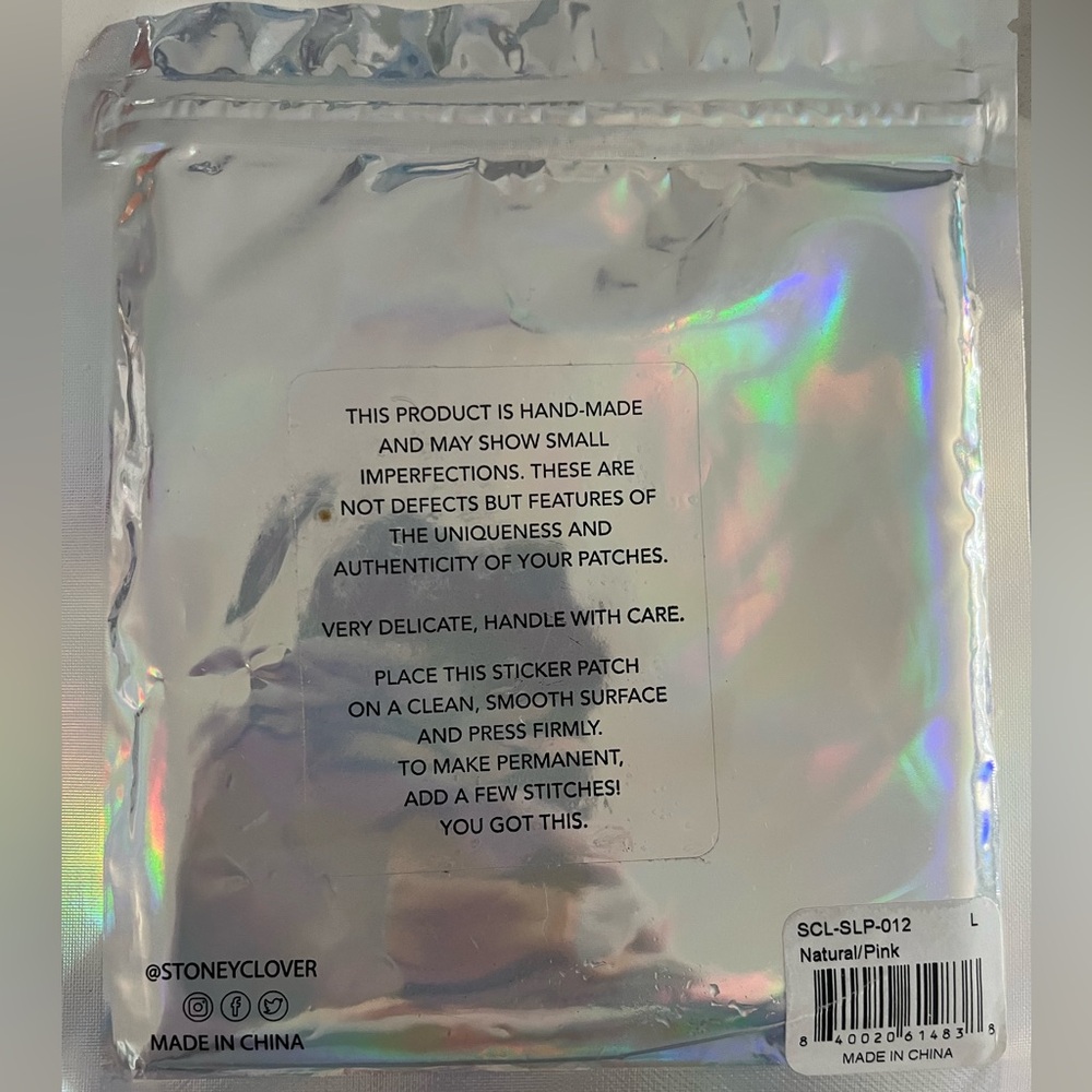 BNWT Stoney Clover Lane: Large L Sticker Patch - Picture 3 of 5